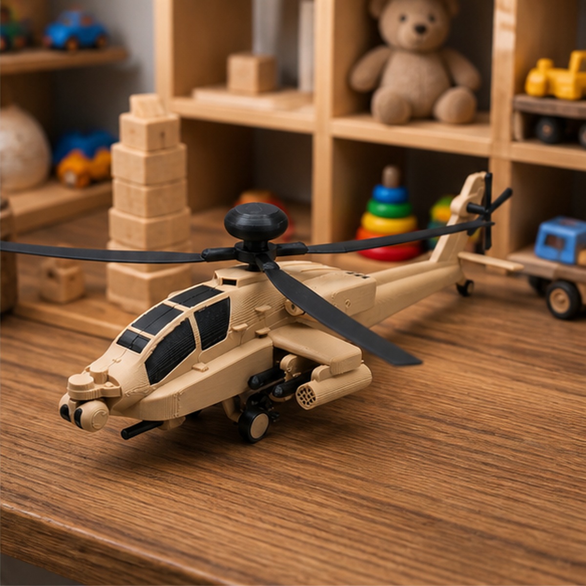 Helicóptero AH-64 Armable