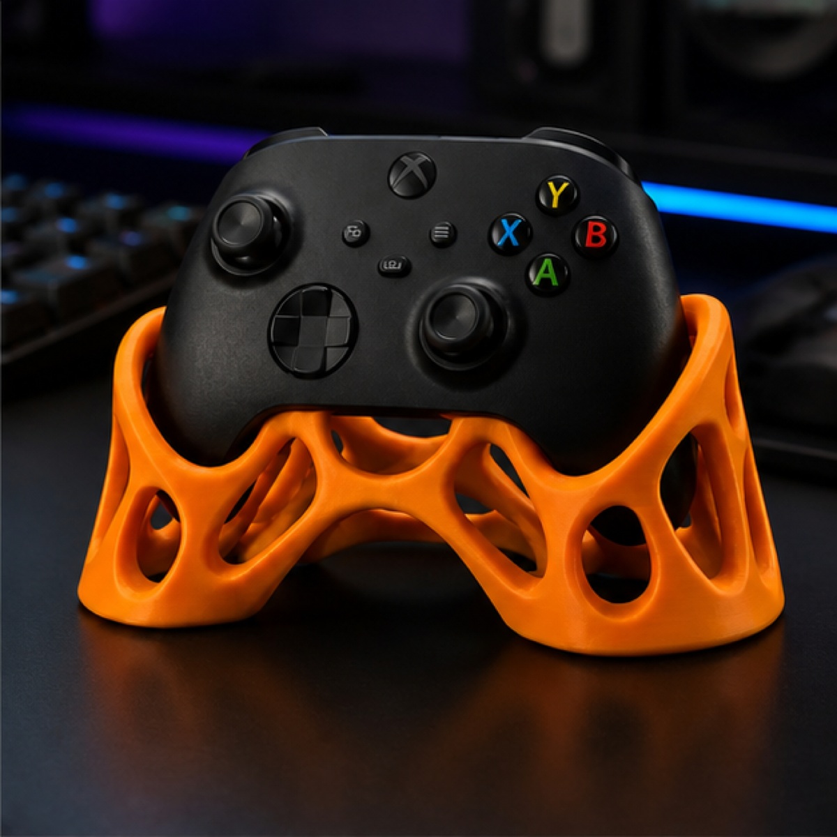 Base Orgánica para Control — en setup gaming
