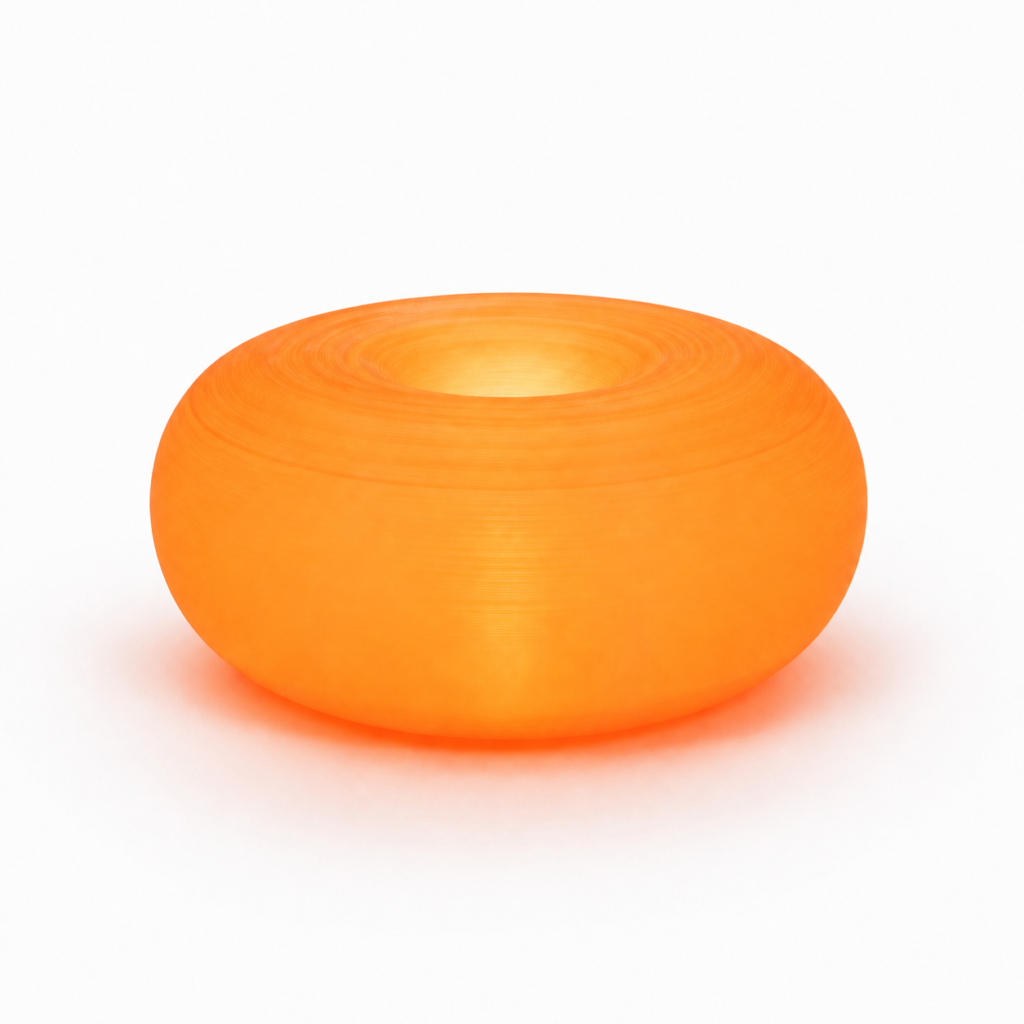 Lámpara Donut Glow — Fondo blanco sin cable