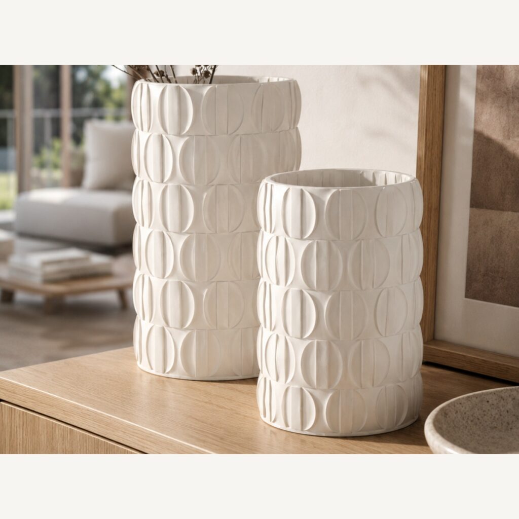 Jarrón Japandi Mosaico 19 cm