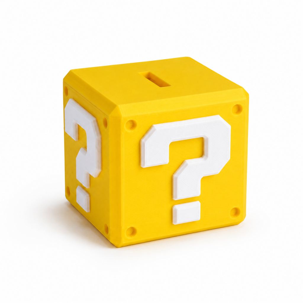 Alcancía Bloque Sorpresa — Fondo blanco