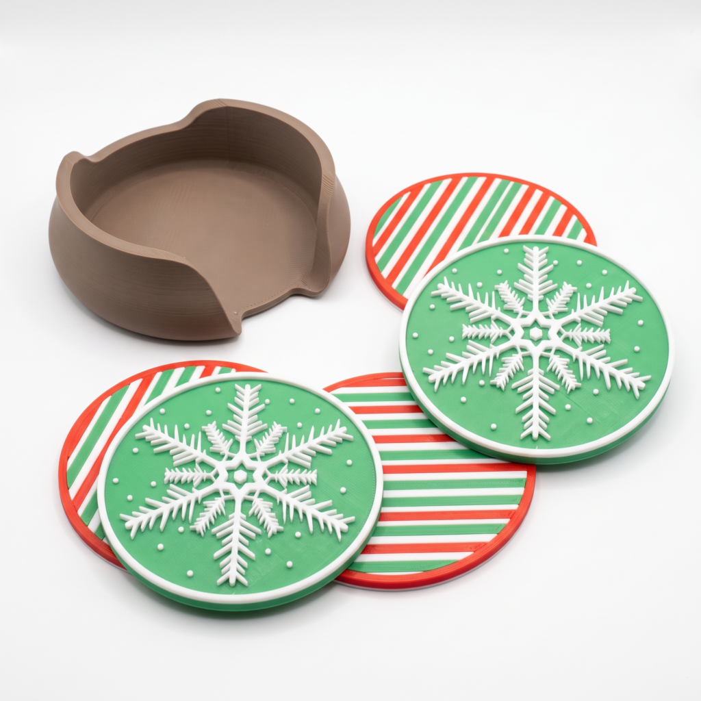 Set de Posavasos Navideños