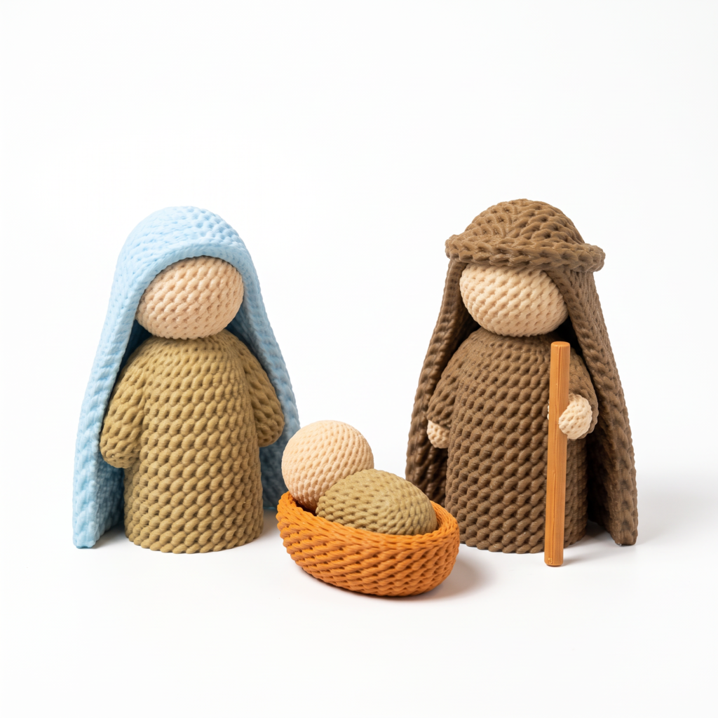 Nacimiento Tejido — Set Familiar