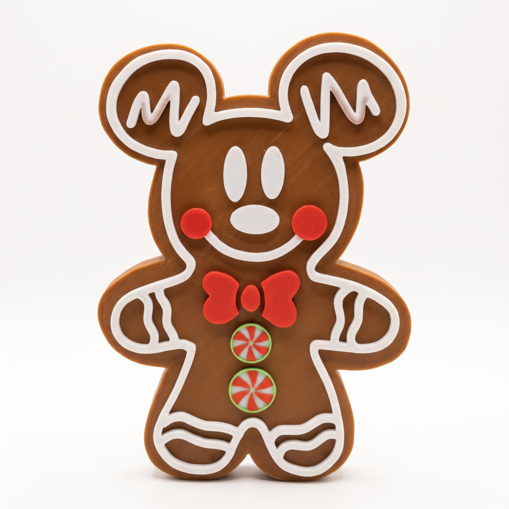Figura Navideña de Galleta Ratón
