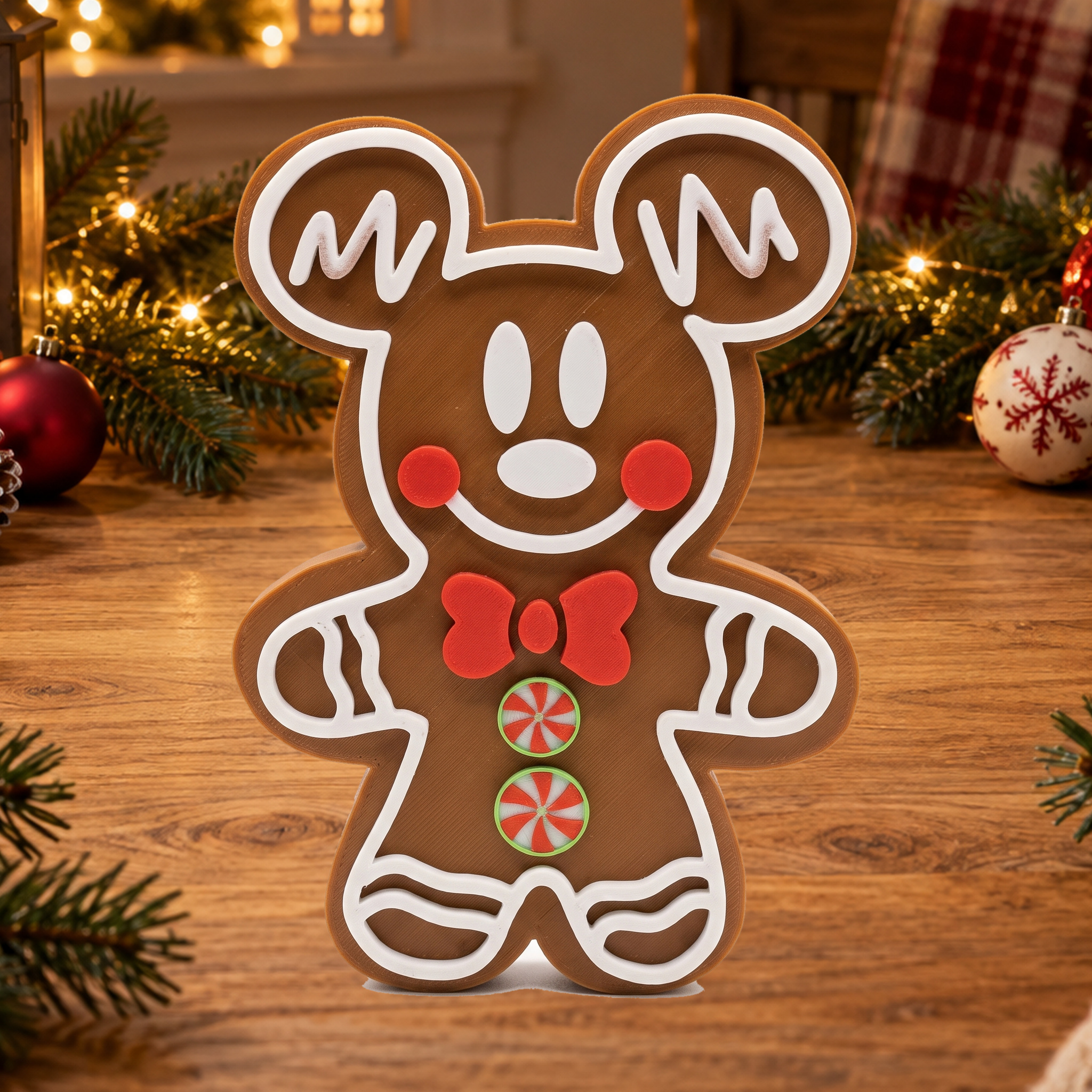 Figura Navideña de Galleta Ratón - Image 3