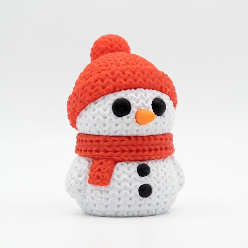 Muñeco de Nieve Tejido