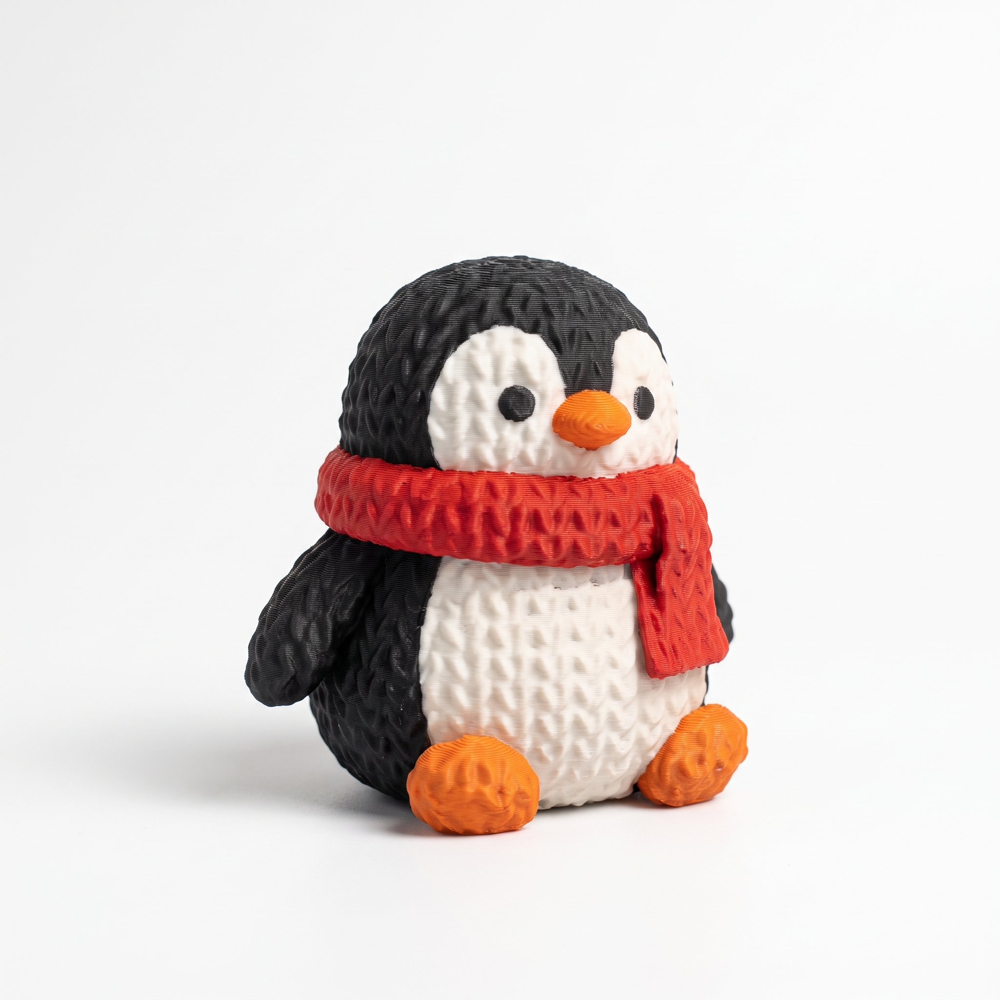Pingüino Navideño Tejido
