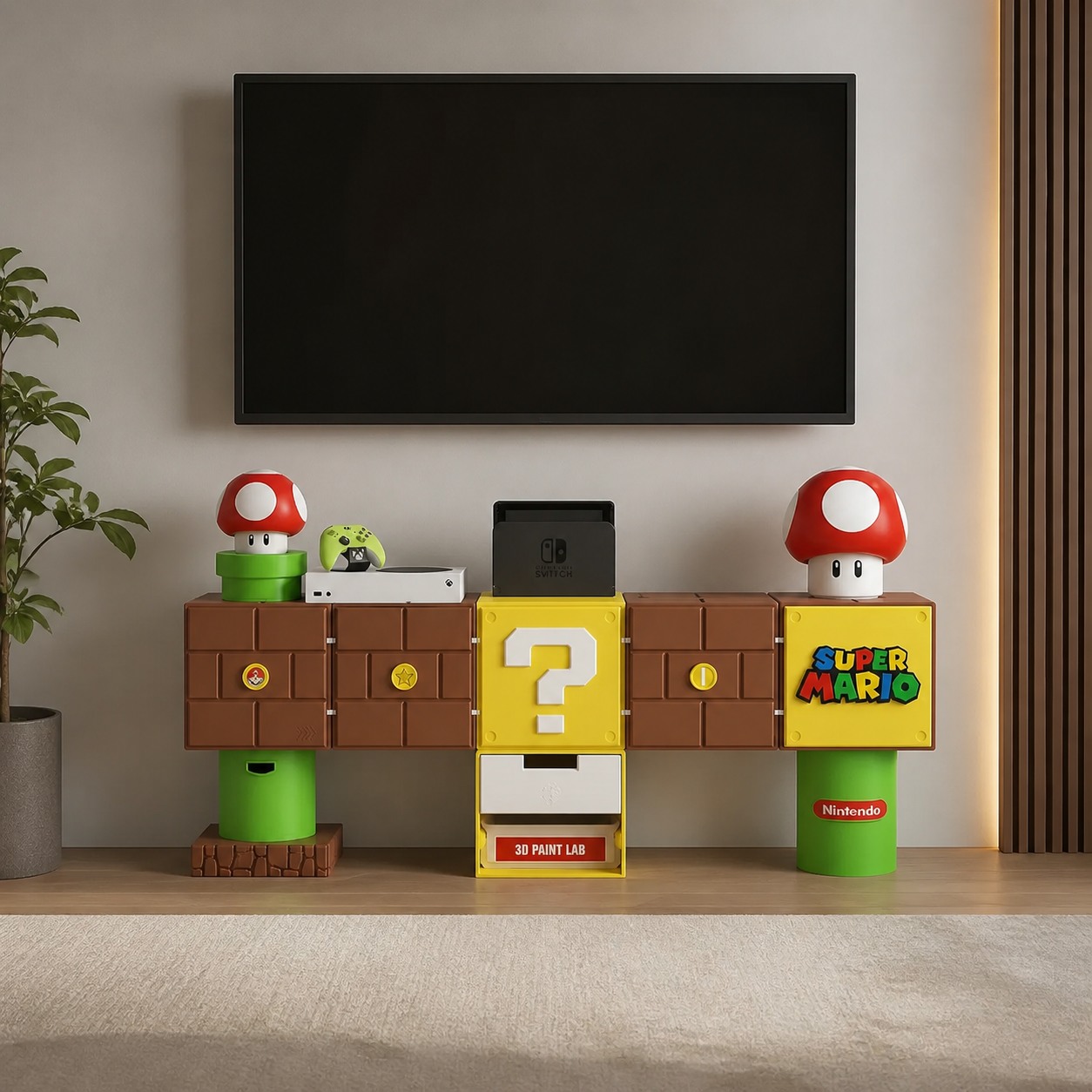 Mueble TV Super Mario