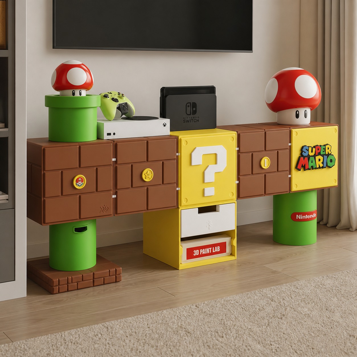 Mueble TV Super Mario