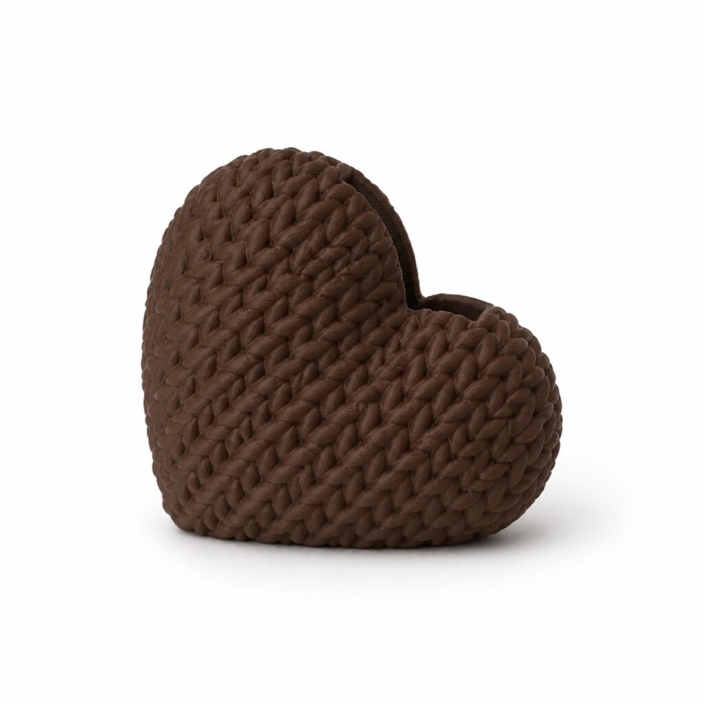 Portafoto Corazón Tejido