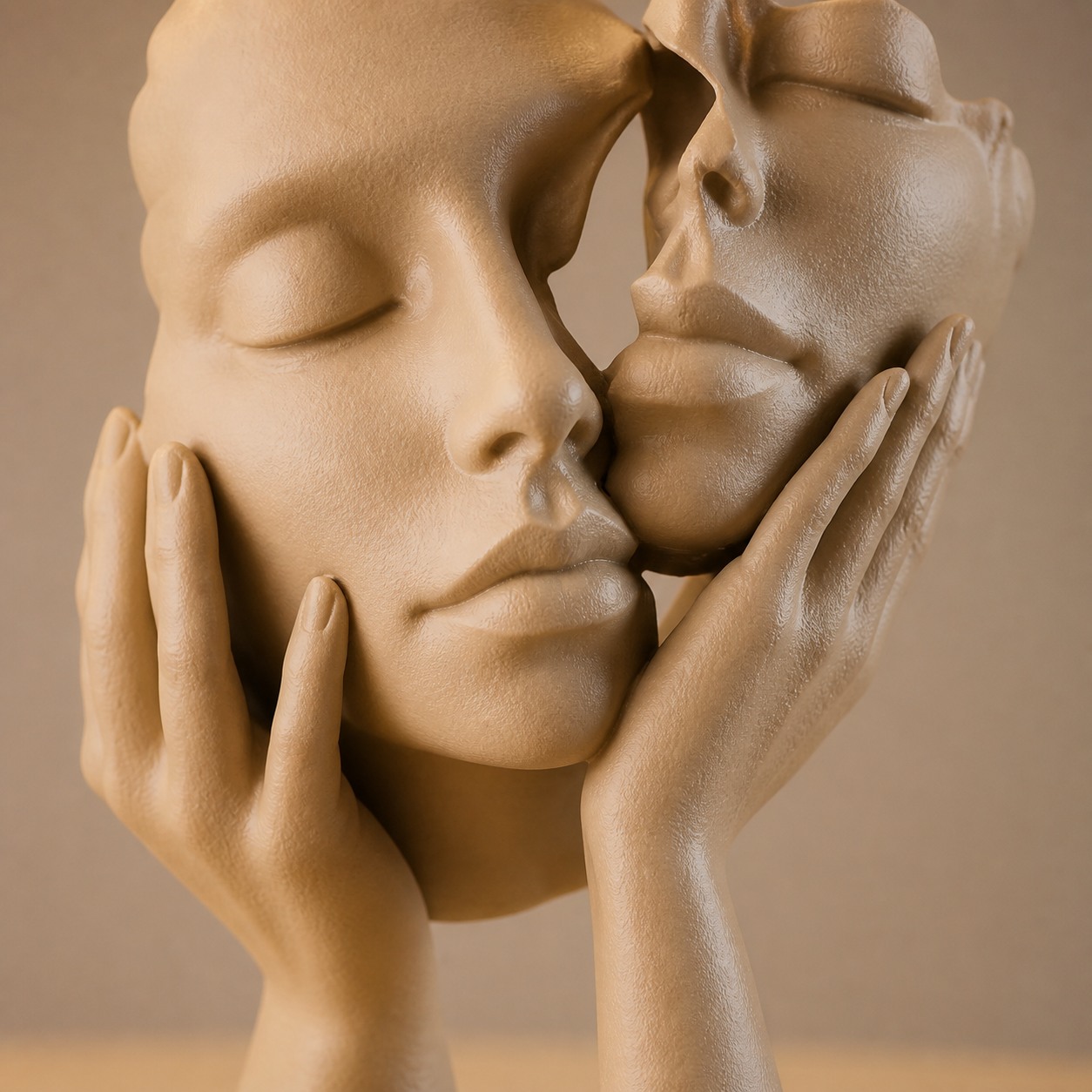 Escultura Abrazo Etéreo