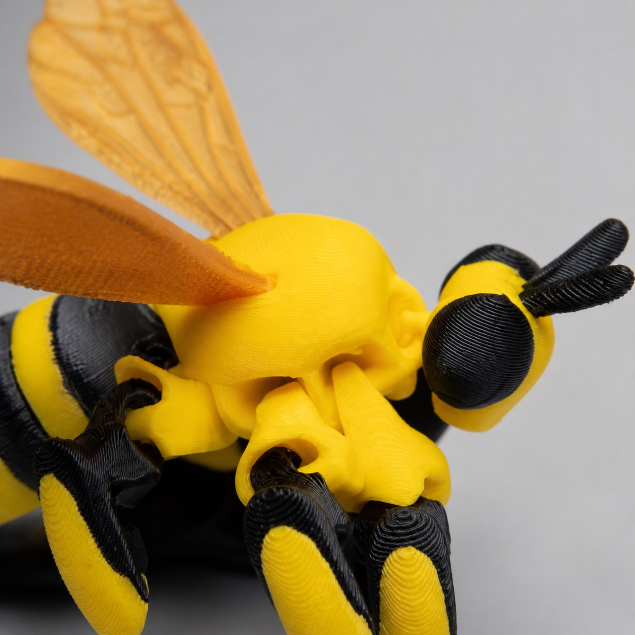 Abeja Articulada — detalle de textura