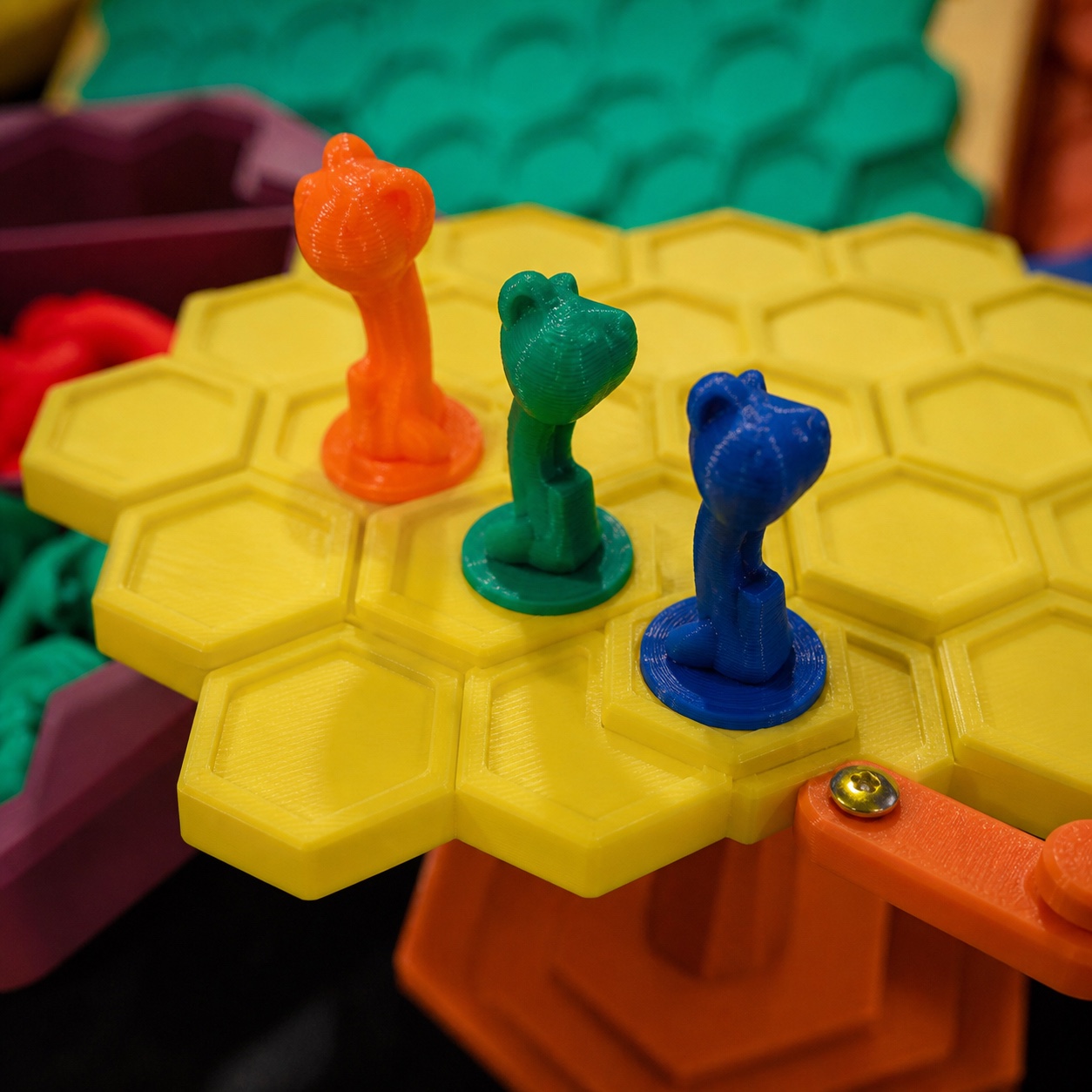Juego de Equilibrio — detalle de textura