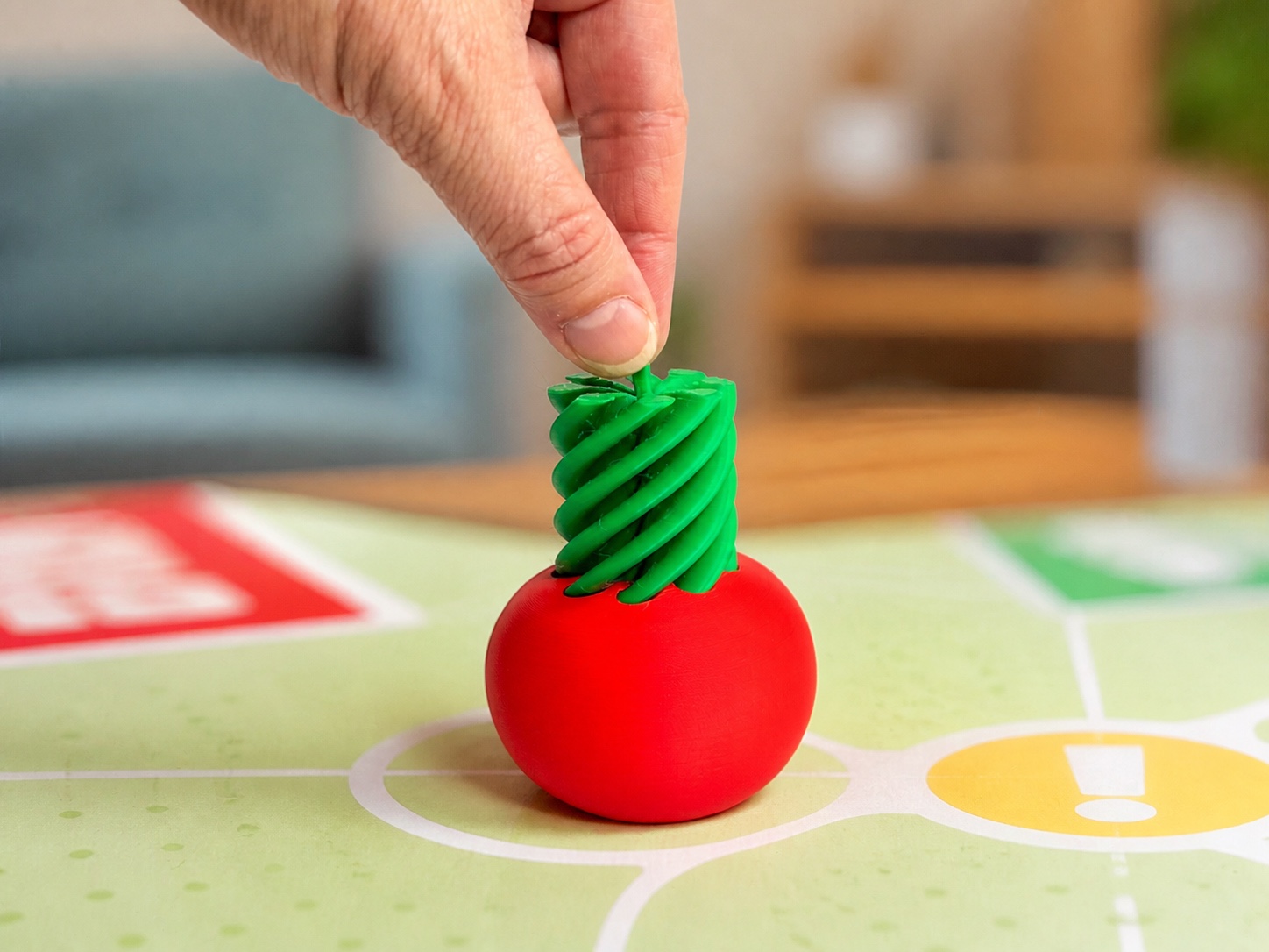 Tomate Twist — en uso
