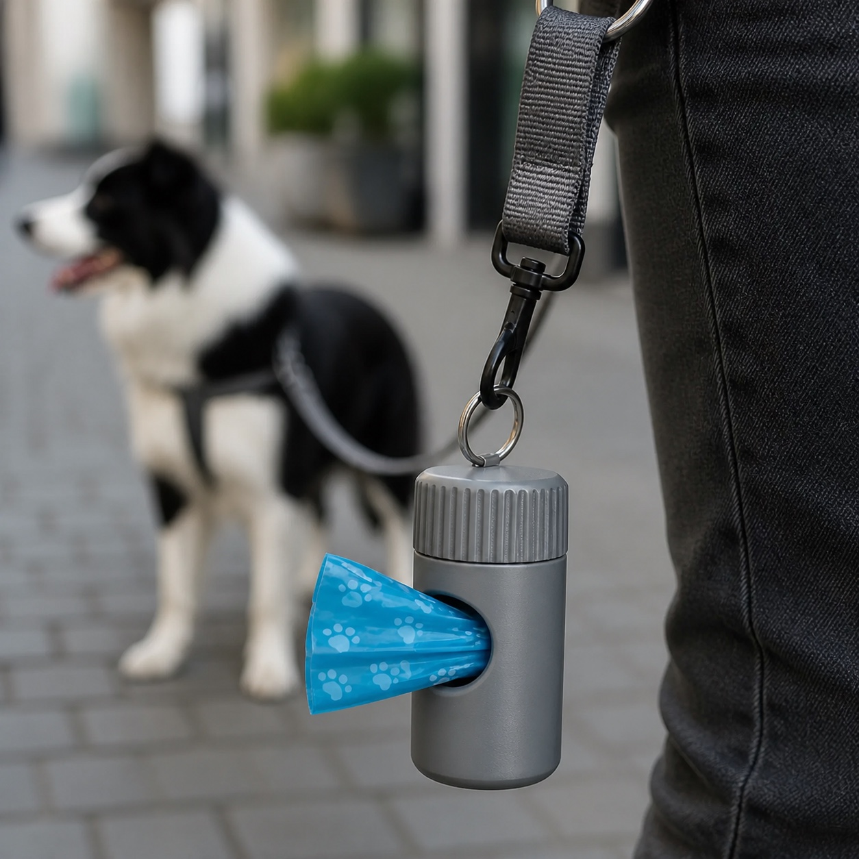 Dispensador Paseo Atlas — en uso