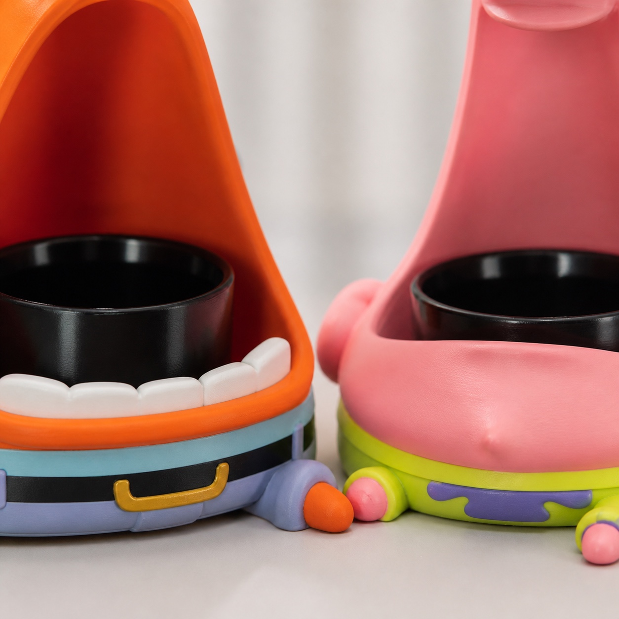Set Don Cangrejo y Patricio — detalle de textura